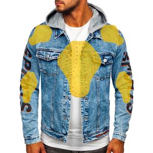 Nouveauté 2025 100% veste de moto en jean pour hommes bonne qualité en coton conception personnalisée à la mode veste en jean en coton pour les cyclistes - Product Image 1