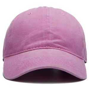 Gorra de Béisbol Unisex de 6 Paneles, Ajustable, 100% Algodón Lavado, Color Rosa Sólido, Gorra Casual para Adultos - Product Image 6