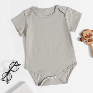 Mono de bambú y algodón GOTS al por mayor para bebés y niños pequeños, pijama, pelele, body para recién nacidos - Product Image 3
