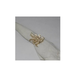 Anillos de Servilleta Modernos con Diseño de Hoja de Monstera Dorada, Decoración de Mesa de Aluminio Ecológica y de Lujo para Bodas, Hoteles y Restaurantes, OEM - Product Image 6