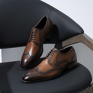 Zapatos Formales con Cordones, Calzado de Exterior, Zapatos de Cuero, Botas de Lujo, Zapatos de Cuero de Marca para Negocios, Venta al Por Mayor ROYAL - Product Image 5