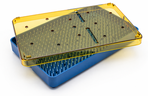 Inserts en silicone de qualité professionnelle 4" x 6.5" x 0.75" autoclavables pour plateau de stérilisation médicale, réutilisables pour instruments chirurgicaux - Product Image 5