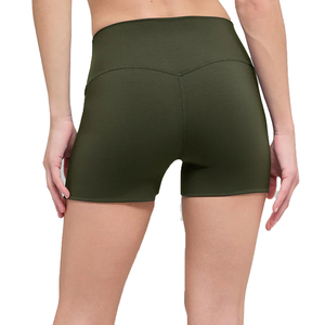 Conjunto de Pantalones Cortos de Cintura Alta y Manga Larga con Cierre de 1/4 para Mujer, Conjunto de 2 Piezas, Ropa Deportiva de Compresión de Nailon y Elastano, Personalizable OEM Premium - Product Image 6