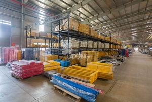 ADONG A21 Custom Single-Sided Metal Supermarket Rack <b>Industrial</b> <b>Storage</b> <b>Unit</b> for Warehouse & Logistics OEM/ODM Offered - Product Image 2