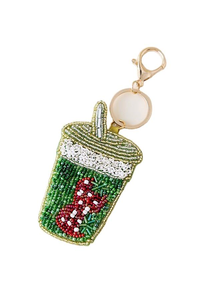 Porte-clés Papillon Élégant Brodé de Perles, Design Premium Fait Main, Écologique, Accessoire de Mode Fantaisie pour Anniversaire - Product Image 4