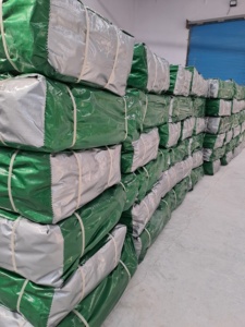 Super Strong Heavyweight HDPE Tarpaulin UV-treated <b>Waterproof</b> Mesh <b>Fabric</b> 250gsm in Plain Style - Product Image 1