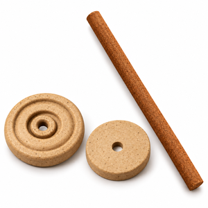 KARSOBIX Dhoop-Stäbchen 5 Zoll Natürlicher Duft Indische Räucherstäbchen für Pooja Meditation Umweltfreundlicher Keramikständer Inklusive - Product Image 2
