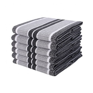 10 pièces bleu bambou cuisine nettoyage antiadhésif huile non pelucheux essuyage vaisselle personnalisé Top qualité brodé Golf torchon - Product Image 6