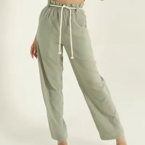 Pantalones Deportivos Personalizados con Logotipo 2026, Pantalones Holgados de Algodón Terry Unisex para Mujer, Pantalones Deportivos para Correr - Product Image 1