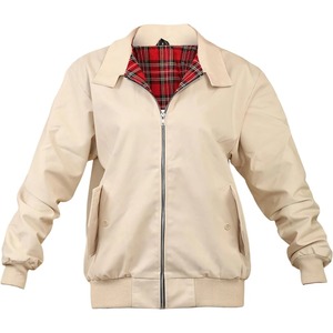 Winter Custom Men's Bomber Jacket Stand Collar Canvas Fabric Waterproof Eco-Friendly Anti-UV Breathable Front Logo Wholesale - Product Image 2