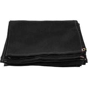 Coperta per saldatura in fibra di vetro ignifuga e resistente al calore fino a 550 gradi Celsius, 10 x 10 piedi, con occhielli in ottone premium - Product Image 5