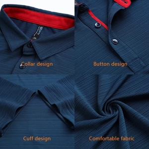 Polo à manches longues brodé sur mesure pour hommes, fabricant de vêtements décontractés en mélange de coton pour hommes - Product Image 5