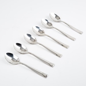 Minimalist Stainless Steel Teaspoon High Mirror Polish Dishwasher Safe <b>Flatware</b> Set - Product Image 4