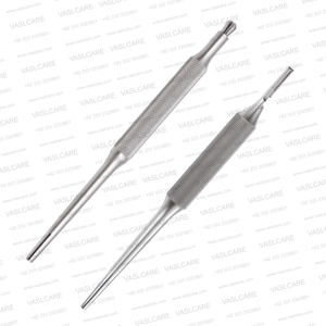 Manche de couteau de précision, manche de scalpel chirurgical moleté arrondi, poignée ergonomique pour un contrôle précis des doigts par Vaslcare - Product Image 4