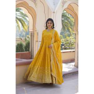 ชุดพรีเมี่ยม Liksha พร้อม SET-LC-1084 Dupatta - Product Image 1