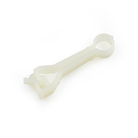Clip de câble en plastique Essentra, pince de câble en nylon naturel FCLC/FCLCS, clip de boucle de câble plat