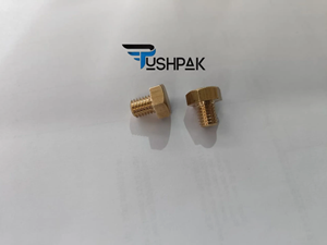 Perno hexagonal de latón con rosca UNC, tipo de tornillo de fijación, acabado en níquel, zinc, óxido negro, cromado, tuercas y arandelas incluidas, accesorio de alta resistencia. - Product Image 6