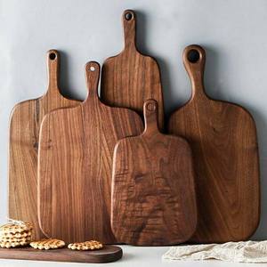Planche à découper rectangulaire en bois massif de luxe, épaisse et grande, pour cuisine, vente en gros d'usine - Product Image 3