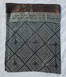 ผ้าพันคอพิมพ์ลายบล็อกไม้ทำมือ ลายใบไม้ ชุดว่ายน้ำบิกินี่สำหรับผู้หญิง ผ้าฝ้าย 100% น้ำหนักเบา ระบายอากาศได้ดี - Product Image 2