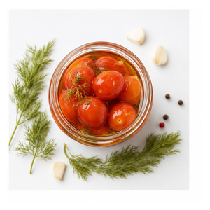 Competitive Price Vietnam Manufacturer Supply Top Selling Best Quality Delicious Baby <b>Pickled</b> Tomato Packed in Mason <b>Jar</b> - Product Image 1