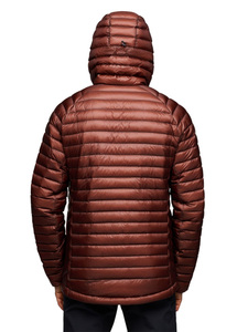 Lightweight <b>Warm</b> Windproof Breathable 100% Polyester Canvas Winter Outdoor Hiking Travel Activewears Men's Hooded Puffer Jacket - Product Image 4
