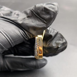 Colgante con Letra MONEY, Chapado en Oro, con Cristales de Estrás y Microincrustaciones, Estilo Hiphop Unisex, Ideal para Regalo - Product Image 3