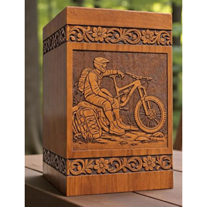 Wooden Urn with Custom Design Options Premium Wooden Urn for Ash Storage Wholesale by AYAANS - Product Image 4
