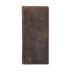 Cartera Larga de Cuero Vacuno Auténtico para Hombre y Mujer, con Logotipo Personalizado en Relieve, Ranuras para Tarjetas de Crédito, Billetes y Monedas, Bolsillo con Cremallera y Ventana - Product Image 1