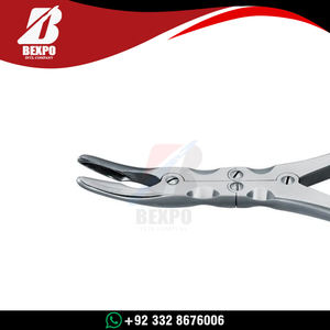 Pinzas Quirúrgicas de Acero Inoxidable de Calidad Premium, Tipo Beyer, Curvas, de 3mm, Doble Acción, 7 Pulgadas, Instrumentos Ortopédicos - Product Image 2