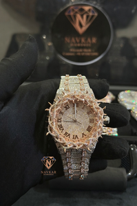 Reloj de Joyería Premium de Plata de Ley 925 con Diamante Moissanita de la Mejor Calidad, Regalo para Hombre, Disponible al Mejor Precio del Mercado - Product Image 5