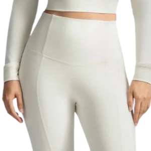 Conjunto de Yoga para Mujer, Top Corto de Manga Larga, Leggings de Cintura Alta, Ropa Deportiva para Gimnasio, Ropa de Entrenamiento, Venta al Por Mayor - Product Image 6