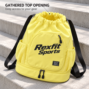 Bolsa de Pádel Personalizada Rexfit Sports, Bolsa Deportiva Multibolsillos con Cierre Frontal Superior y Cierre Inferior Separado, Estilo de Vida - Product Image 3