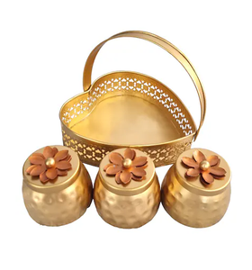 Brass Dry Fruits Bowl Gift Home <b>Decorative</b> Dinnerware Brass Fruits Bowl With <b>Lid</b> for Home Restaurant Use - Product Image 6