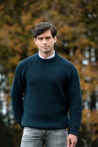 Cardigan en laine épaisse personnalisé à col rond, pull brodé avec logo, unisexe, manches longues, tricoté, vêtements d'hiver, marques privées - Product Image 2