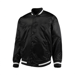 Men Bomber Jacket Premium Nylon Lightweight Windproof Casual Streetwear Outerwear Custom Fashion Jacket Men Modern Utility <b>Fit</b> - Product Image 1