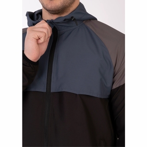 <b>Men's</b> Lightweight Waterproof <b>Pullover</b> Windbreaker Half Zip Hooded <b>Jacket</b> with Front Pocket Custom Logo Available - Product Image 6