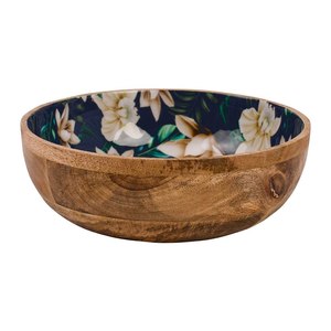 Bol décoratif en résine de bois, fait main, en époxy, pour servir des fruits, grain naturel, décoration moderne pour la cuisine. - Product Image 2