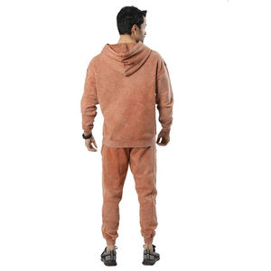 Ensemble de jogging pour hommes : veste à capuche zippée et pantalon de survêtement, ensemble deux pièces, vêtements de sport pour la gym, survêtements pour hommes - Product Image 3