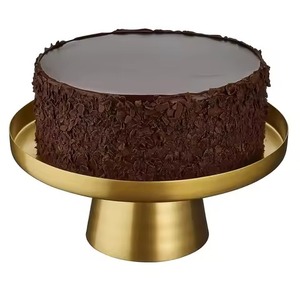 Designer Metal Cake Stand Dessert Display Plate Cupcake Holder Event Party Table Decor - Product Image 1