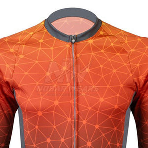 <b>Cycling</b> Team Long Sleeve Jersey With Professional Fabric Custom Design For Racing And Training Wholesale - Product Image 4