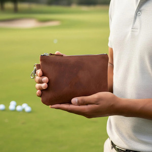 Hochwertiger Golf-Organizer aus Leder mit langlebiger Hardware und stilvollem, handgefertigtem Finish zum günstigen Preis im Großhandel erhältlich. - Product Image 2