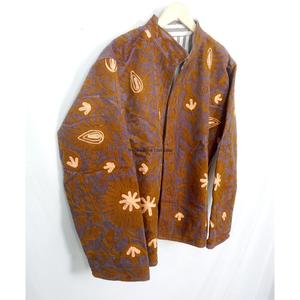 เสื้อแจ็คเก็ตผ้าฝ้าย 100% คุณภาพสูง เป็นมิตรกับสิ่งแวดล้อม ระบายอากาศได้ดี แห้งเร็ว ลายใหม่ ปักลายคอทริส สำหรับผู้หญิงอินเดีย - Product Image 5
