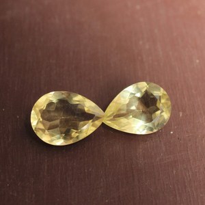 CITRINE Naturelle de Haute Qualité, Pierres Précieuses Taillées en Poire, Évaluation par un Expert, Couleur Jaune, Lot Mixte, Fabrication de Bijoux Faits Main, Brandy - Product Image 5