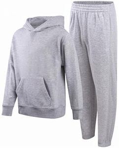 Ensemble de survêtement deux pièces à cordon de serrage, à capuche, design personnalisé, mode outdoor, streetwear éco-responsable, survêtement pour homme - Product Image 3