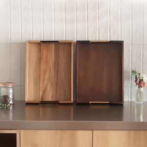 Bandeja de Servir de Madera de Mango de Lujo, Plato Decorativo Rústico de Madera para Cocina y Comedor - Product Image 6