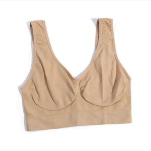 Soutien-gorge de sport sans couture personnalisé pour femme, haute qualité, respirant, confortable, séchage rapide, en nylon et élasthanne, vente en gros, vêtements de fitness à prix abordable - Product Image 1