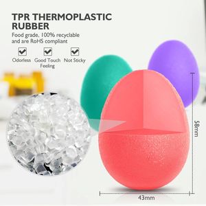Hand Grip Strength Trainer Stress Relief Ball with 3 Finger Rehab Therapy Equipment <b>Squishy</b> Tools Set - Product Image 3