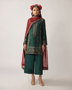 Salwar Kameez para Mujer con Diseño Elegante Bordado 651, Viscosa de Primera Calidad, Secado Rápido, Absorbe la Humedad, Sin Arrugas, para Fiestas y Protección Solar - Product Image 6