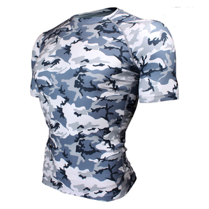 Rashguard personnalisé pour hommes en polyester/spandex à manches longues avec logo couleur personnalisable – Vente en gros - Product Image 1