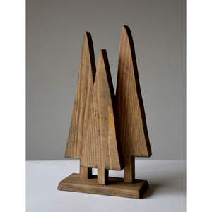 Festive <b>Table</b> <b>Top</b> Decor Wooden and MDF <b>Christmas</b> <b>Tree</b> Stand with Accessories for Spaces - Product Image 1